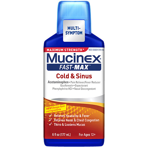 Geriatric Medical MUCINEX LIQUID FASTMAX 6OZ